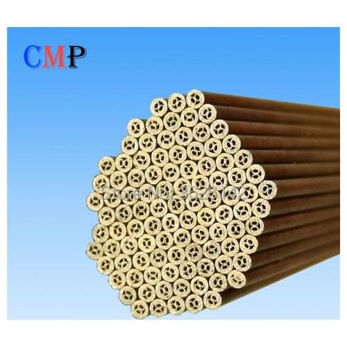 Multi hole Brass tube 2 holes 1.0 1.5 2.0 2.5*400 Electrode tube 8 type hole EDM tube for Small hole drilling Supper drill
