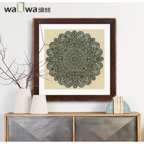 The wall frog turning what sub wall entrance of modern Chinese auspicious feng shui hang mural decoration painting the living ro