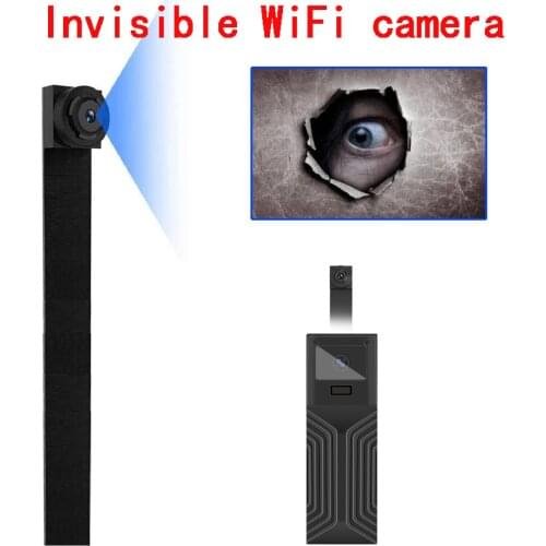 Invisible WiFi 1080P video mini camera wireless security nanny camera 150° wide-angle with DIY interchangeable len night vision