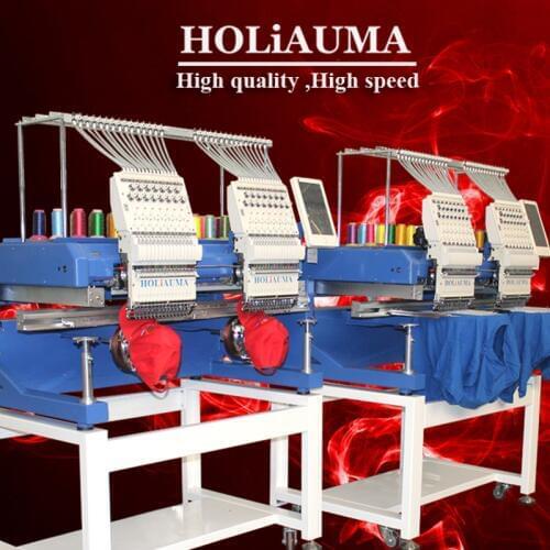 Cheap price!! Holiauma Single Head Large Size Embroidery Machine with 400*500mm with 10 year service guaranteed for cap/tshir