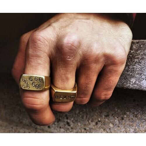 Personalized Men 'S Scraping Ring