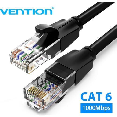 Vention Ethernet Cable Cat6 A Lan Cable UTP RJ45 Network Patch Cable 5m 40m For PS PC Computer Modem Router Cat 6 Cable Ethernet