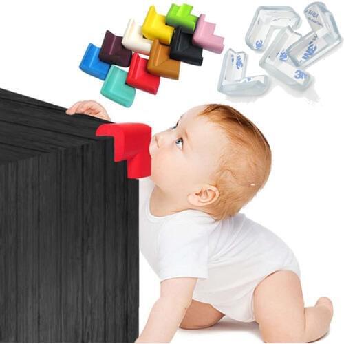 Baby Safety Silicone corner protector Table Corner Edge Protection Cover Children Anticollision Edge &child safety Corner Guards