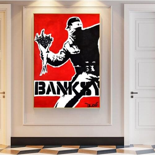 Modern Whimsical Girl Canvas Painting Graffiti Art Poster and Print Wall Art Picture for Living Room Home Wall Decoration Cuadro