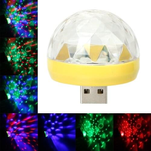 USB Club Disco Magic Stage Effect Lights Car-styling Car LED Atmosphere Lights Auto Interior Lights DJ RGB Lamp Decorative Lamp