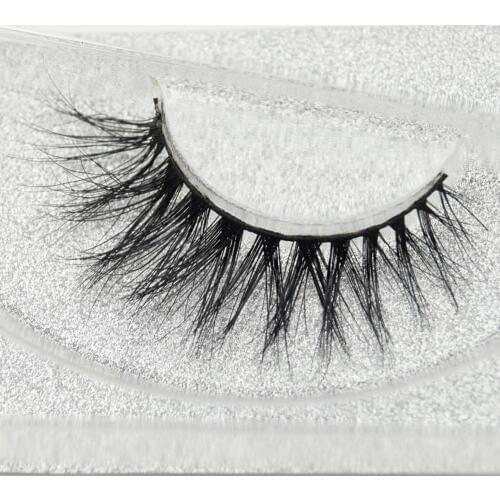 Visofree Mink Eyelashes Thick Super Black False Eyelashes Full Strip Eyelashes Pure Handmade Eyelashes cilios posticos D21