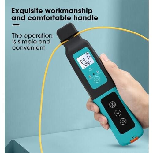 10KM Fiber Optical Identifier with Built in 10mw Visual Fault Locator 800-1700nm SM MM