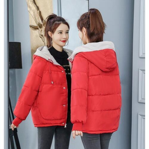 Women Spring Autumn Jacket Hooded Parkas Short Jacket Loose Women Coats And Jackets Plus Size Parkas Large Size Women Jackets