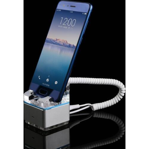 10 Pcs Remote Control Cell Mobile phone Security Alarm Display Stand Holder For Anti Theft With Charging Function