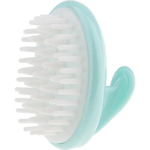 2pcs Silicone Scalp Massaging Shampoo Brush Head Massager Shower Cleaning