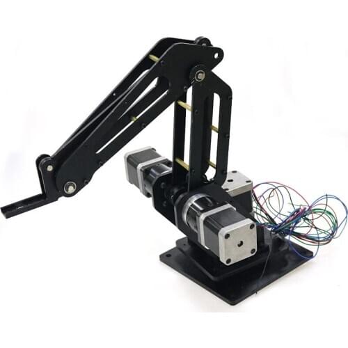 3DOF Mechanical Industrial Robot Arm With 42 Stepper Motors 3D Printing Laser Engraving Assembled For Arduino
