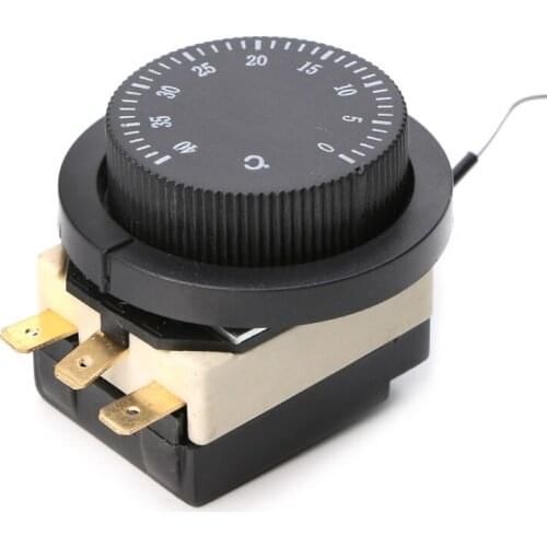 50LB 0-40℃ Temperature Control Switch Capillary Thermostat Automatic Sensored Switch