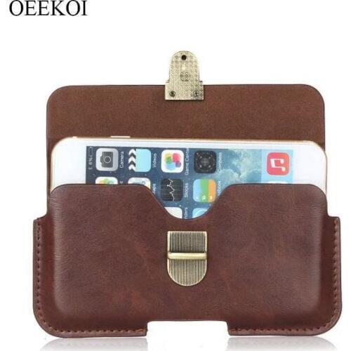 OEEKOI PU Leather Belt Clip Pouch Cover Case for MaxCom Smart MS530 LTE/MS514/MS505/MS552/MS551/MS453/MS450