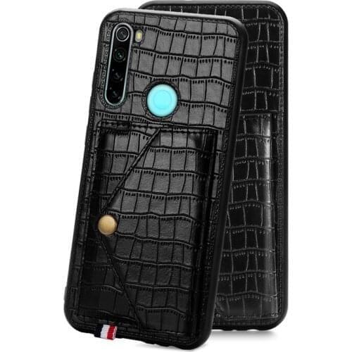 10Pcs for XiaoMi 9 10 K30 Pro Zoom Lite Redmi Note 9 10X Pro 8T 9C 9A Crocodile Skin Leather Phone Case Cover Magnetic Function