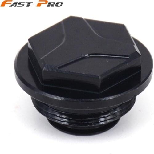 CNC Black Rear Brake Fluid Reservoir Cover Cap Fit For Husqvarna TC TE FC FE 125 250 300 350 400 450 501 2014-2016