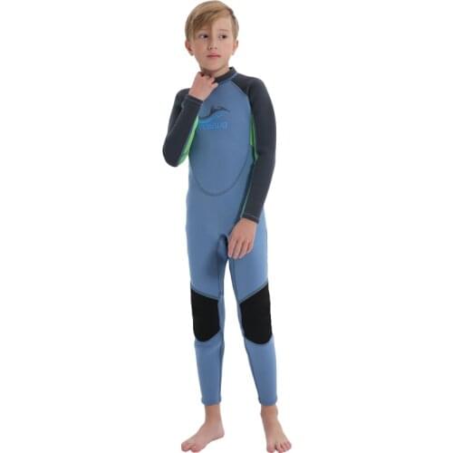 3MM neoprene diving suits for boys and girls wetsuits with thickened cold protection and sun protection one-piece diving suits