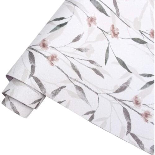 Home Floral Wallpaper Wall Murals Vinyl Self Adhesive Peel and Stick Wall Paper Design for Walls Bedroom Home Decor