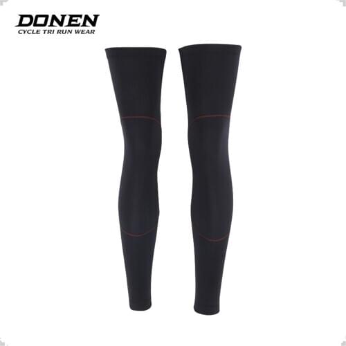 DONEN fleece leg warmers cycling warmers with reflective zipper unisex leg warmers for winter cycling leg warmers