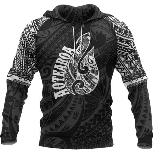 Hei Matau Maori White Tattoo 3D Printed Unisex Deluxe Hoodie Men Sweatshirt Streetwear Zip Pullover Casual Jacket Tracksuit-610