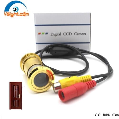 HD 1080P Door Eye Hole Camera 3.6mm peephole cctv Surveillance Cat Eye mini camera Door Mirror Camera home security monitoring