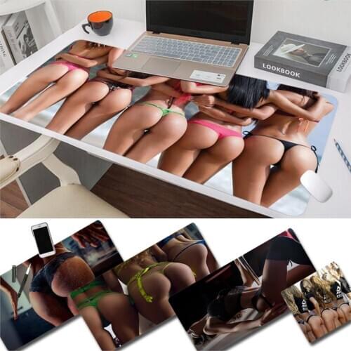 MaiYaCa New Arrivals Cool Fashion Sexy Girl Ass Mouse Pads Computer Laptop Anime Mouse Mat Rubber PC Computer Gaming mousepad