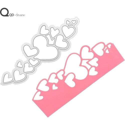 Scrapbook Metal Cutting Dies Childrens Puzzle A String of Love Handmade Tools DIY Card Make Mould Model Craft Decoration New