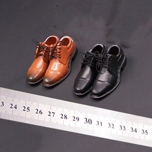2 colors 1/6 Scale Trend VH males leather shoes white hollow strap Shoes Accessories Model For 12" action figure Doll Toy model