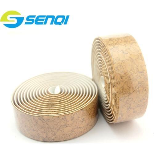 Road Bike Wood Grain Handlebar Tape Fixed Gear Winding Belt A Group Of Two PU Leather Non-slip Bicycle Handlebar Tape