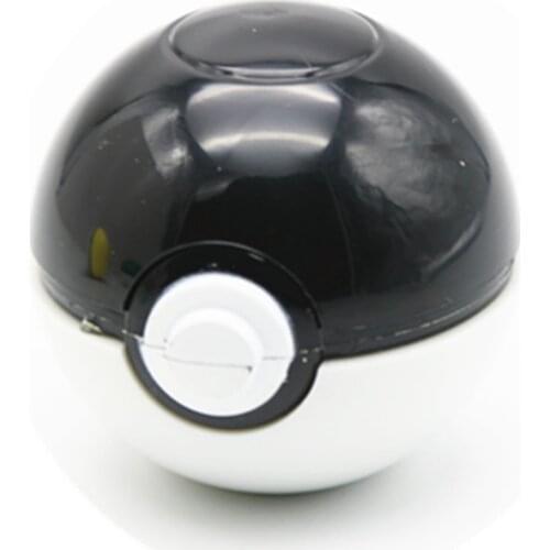 NEW Herb Grinder Pokeball Tobacco Grinder with Narguile smoking weed Gift box Black