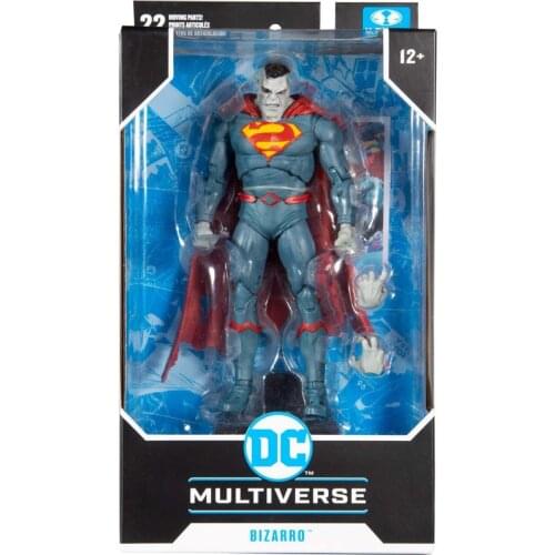 Original Mcfarlane-Dc Multiverse 7-Inch-Superman Bizarro Action Figure Collection Superman Bizarro Toy Gift