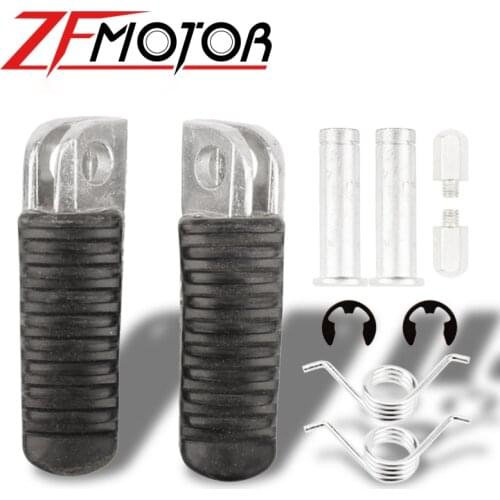 For KAWASAKI ER6N NINJA 650R 1000 Z1000SX VERSYS 650 1000 Z1000 Z750S Z900RS Motorcycle Rider Front Foot Pegs Footrest Adapters