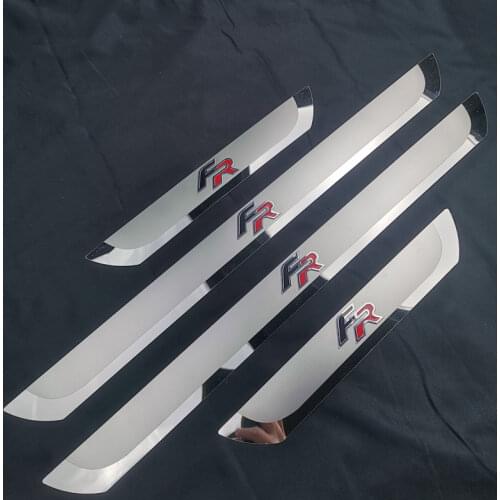 Stainless Steel Door Sill For SEAT LEON ARONA ATECA IBIZA FR Car Styling Accessories 4pcs