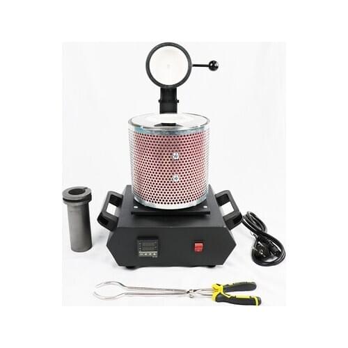 3kg Capacity 110v/220v Portable Melting Furnace, Electric Smelting Equipment, For Gold Copper Silver red black colors