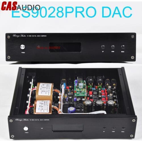 Premium ES9028 ES9028PRO DAC Unit 32bit DSD DAC Dua R-Core Power Transfomer RC ES9028 DAC XLR Out ,XMOS Amanero Asynchronous USB