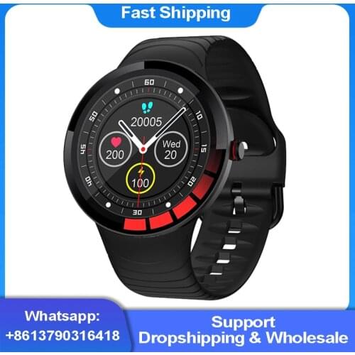 E3 Smart Watch Sports Watch Men IP68 Waterproof Full Touch Screen Round Shape SmartWatch for Android IOS Phone Fitness Tracker