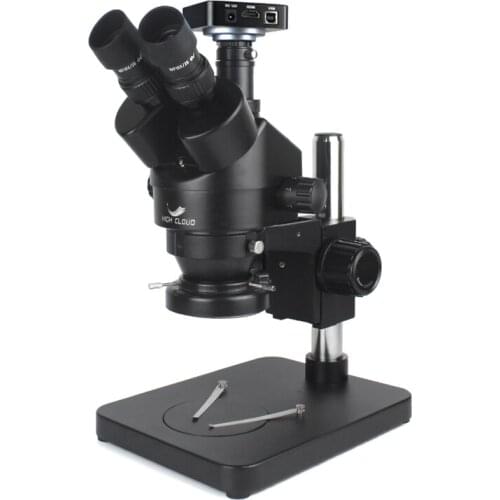 7X-45X Magnification Trinocular Stereo Microscope 38MP HDMI Digital USB Microscope Camera For Phone PCB SMD Repair tool