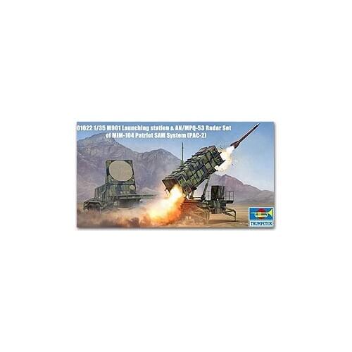 Trumpeter 1/35 scale model 01022 PAC-2 "Patriot" mobile air defense missile launch system