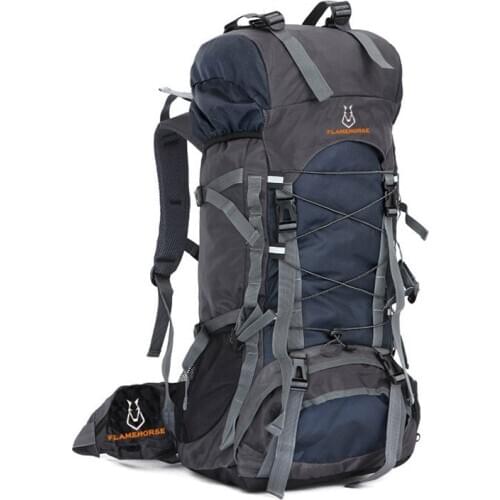 60L Nylon/Oxford Waterproof Dry Bag Outdoor High Quality Travel Backpack Men Women Camping Mountaineering Hiking Backpacks