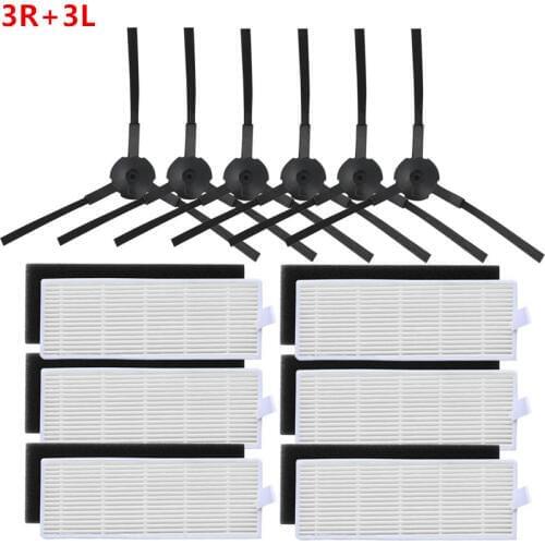 Ilife a40 robot vacuum cleaner ilife A6 A4S A4 parts hepa filter chuwi ilife robot vacuum cleaner parts Side Brush Filter