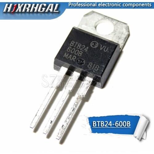 10PCS BTB24-600B BTB24-600 BTB24 TO220 new and original HJXRHGAL
