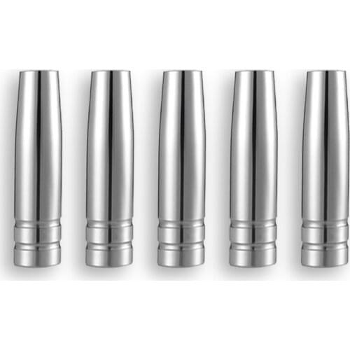 5pcs Welding Nozzle MIG Torch MAG Welding Gun Consumable Contact Tip Shield Cup 15AK Gas Nozzle