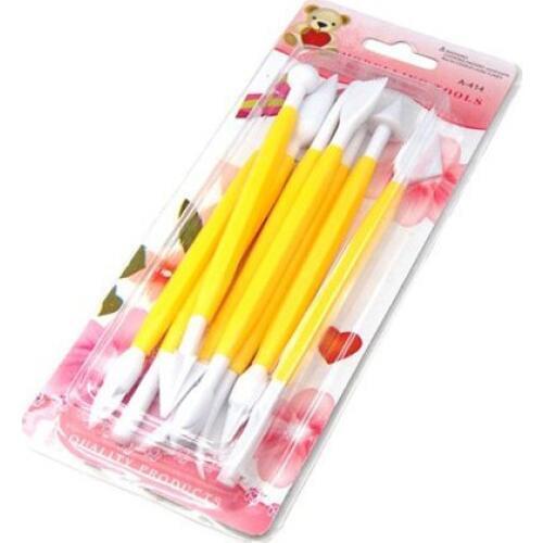 8 Pcs Pro Cake Making Fondant Gumpaste Cake Decorating Modeling Tools Set DIY