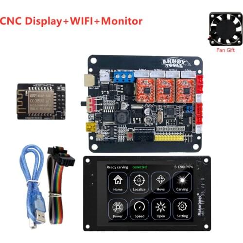 GRBL1.1 OFFLINE LCD grbl laser control board MKS DLC control panel Cronosmaker plate CNC 3018 pro upgrade kits CRONOS controller