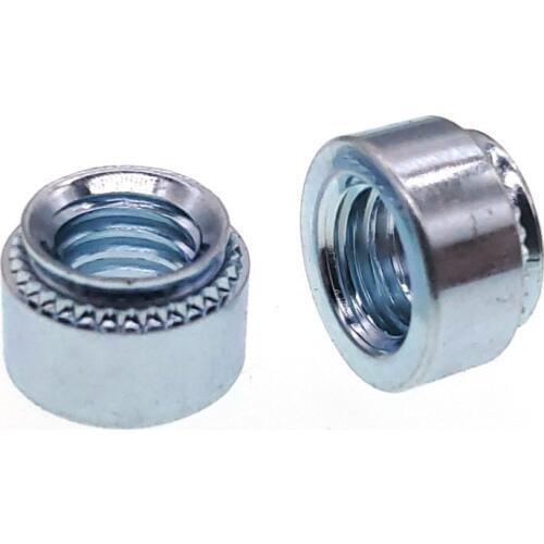 Environmentally friendly blue and white zinc carbon steel rivet nut chassis pressure plate nut S-M2 M3 M4 M5 M6 M8 M10- 0 1 2 3