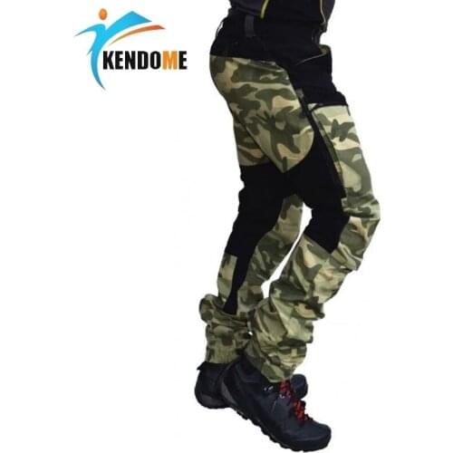 Outdoor Sports Cargo Pants for Men Hiking Trekking Mountaineering Pants Casual Camouflage Spring Sutumn Multi-Pockets Pants