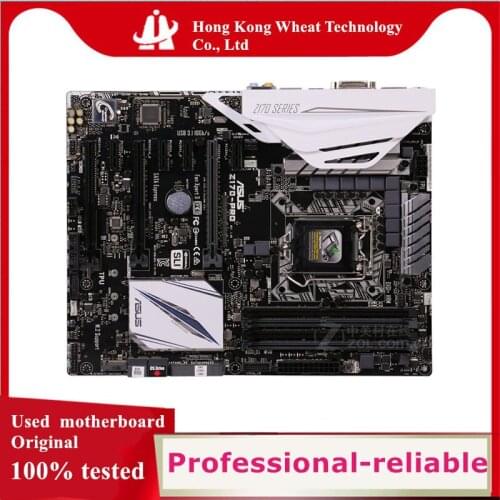 For ASUS Z170-PRO Motherboard Socket LGA 1151 DDR4 M.2 nvme ssd For Intel Z170 Original Desktop Used Mainboard
