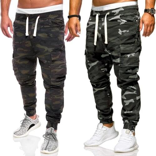 Joggers Pants Men Hot Sale Casual Mens Fashion Loose Pants Handsome Mens Loose Handsome Pocket Jeans Streerwear Cargo Pants