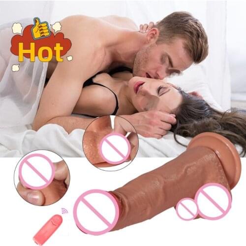 Dildos Sex Toys Adult Toy Realistic Dildo The Battery Vibrates The Penis Dildo Machine Fast Logistics Xxl Dildo