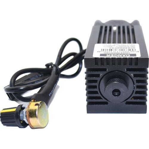 4000mw 4w 450nm Focusable blue Laser Module diode laser cutting Engraving carving CNC Machine DIY with Analog signal