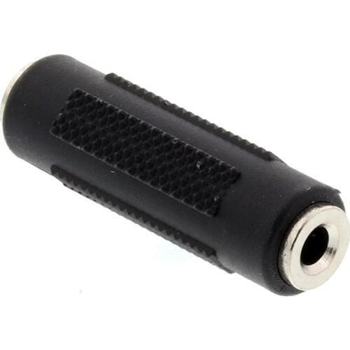 3.5mm Jack Stereo Coupler Female to Female Audio Joiner Adapter Converter New Arrival
